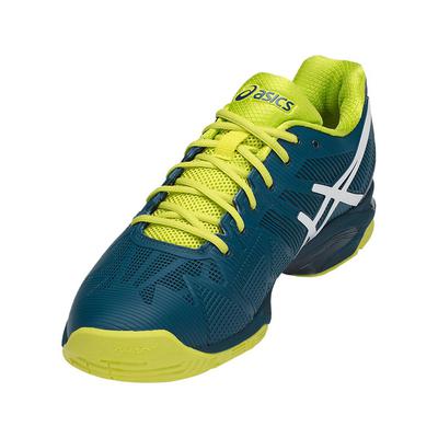 Asics Mens GEL-Solution Speed 3 Tennis Shoes - Blue/Sulphur Spring - main image