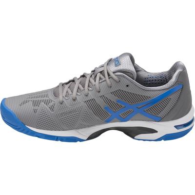 Asics Mens GEL-Solution Speed 3 Tennis Shoes - Grey/Blue - main image