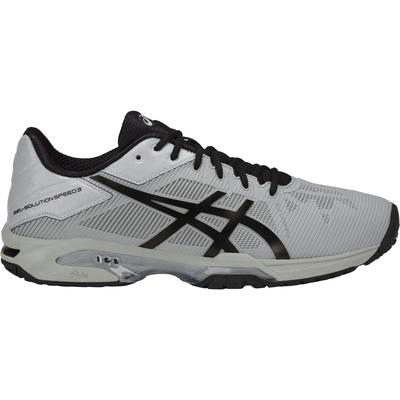 Asics Mens GEL-Solution Speed 3 Tennis Shoes - Mid Grey/Black - main image