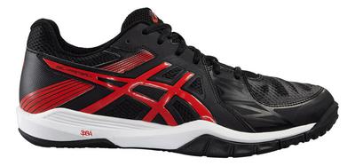 Asics Mens GEL-Fastball 2 Indoor Court Shoes - Black/Vermillion - main image