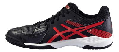 Asics Mens GEL-Fastball 2 Indoor Court Shoes - Black/Vermillion - main image