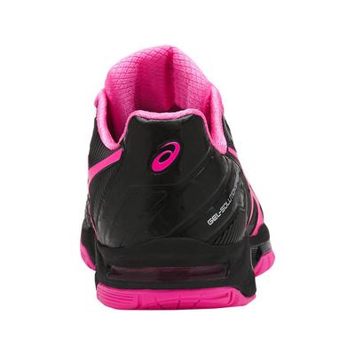 Asics Womens GEL-Solution Speed 3 Tennis Shoes - Black/Hot Pink/Silver - main image