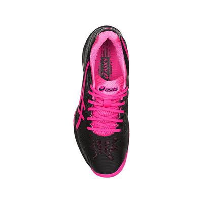 Asics Womens GEL-Solution Speed 3 Tennis Shoes - Black/Hot Pink/Silver - main image