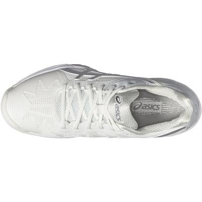 Asics Womens GEL-Solution Speed 3 Tennis Shoes - White/Silver - main image