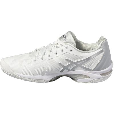 Asics Womens GEL Solution Speed 3 Tennis Shoes White Silver Tennisnuts