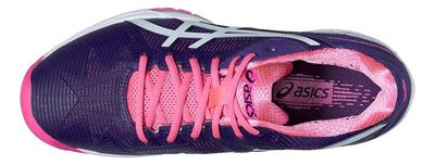 Asics Womens GEL-Solution Speed 3 Tennis Shoes - Purple/White/Pink - main image