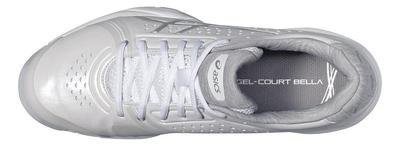 Asics Womens GEL-Court Bella Tennis Shoes - White/Silver - main image