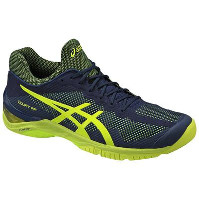 Asics Mens GEL-Court FF Tennis Shoes - Blue/Yellow - main image