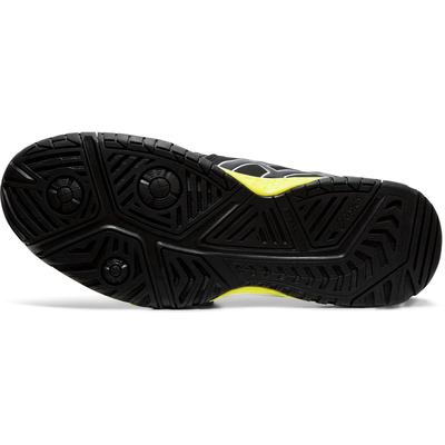 Asics Mens GEL-Resolution 7 Tennis Shoes - Black/Sour Yuzu