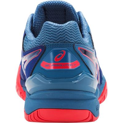 Asics Mens GEL-Resolution 7 Tennis Shoes - Blue Print/Red - main image