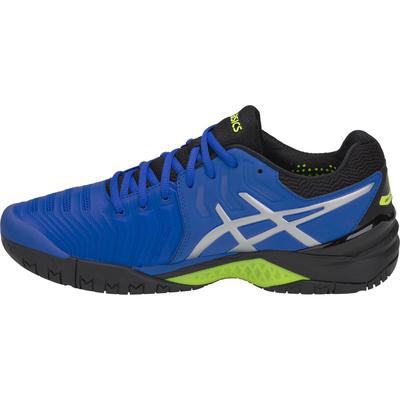 Asics Mens GEL-Resolution 7 Tennis Shoes - Illusion Blue/Black - main image
