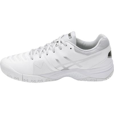 Asics Mens GEL-Challenger 11 Tennis Shoes - White/Silver - main image