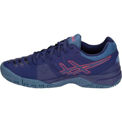Asics Mens GEL-Challenger 11 Tennis Shoes - Blue/Red - main image