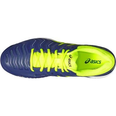 Asics Mens GEL-Challenger 11 Tennis Shoes - Blue/Yellow - main image