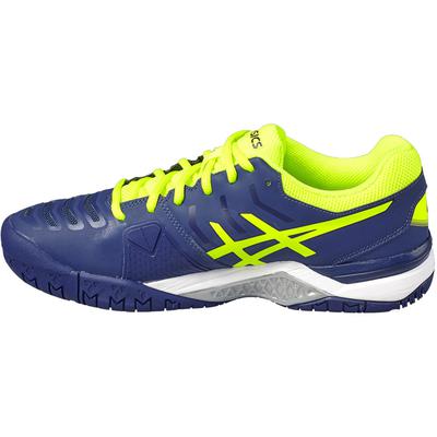 Asics Mens GEL-Challenger 11 Tennis Shoes - Blue/Yellow - main image