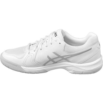 Asics Mens GEL-Dedicate 5 Tennis Shoes - White/Silver - main image
