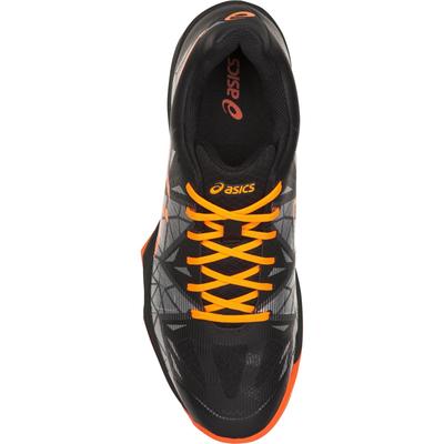 Asics Mens GEL-Fastball 3 Indoor Court Shoes - Black/Shocking Orange