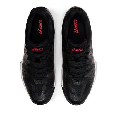 Asics Mens Gel-Fastball 3 Indoor Court Shoes - Black/Electric Red - main image