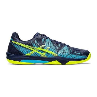 Asics Mens GEL-Fastball 3 Indoor Court Shoes - Peacoat/Safety Yellow