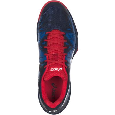 Asics Mens GEL-Fastball 3 Indoor Court Shoes - Insignia Blue/Prime Red - main image