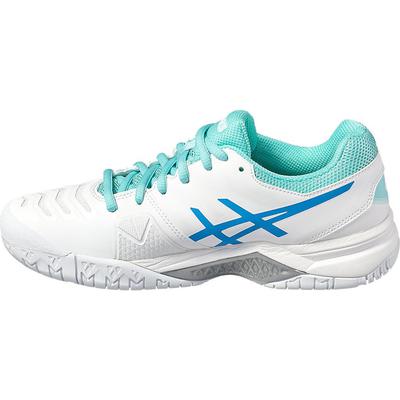 Asics Womens GEL-Challenger 11 Tennis Shoes - White/Blue - main image