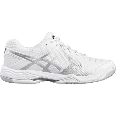 Asics Womens GEL-Game 6 Tennis Shoes - White/Silver - main image