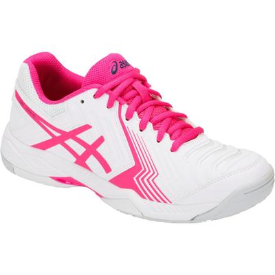 Asics Womens GEL-Game 6 Tennis Shoes - White/Pink Glow - main image