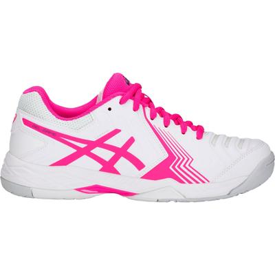 Asics Womens GEL-Game 6 Tennis Shoes - White/Pink Glow - main image