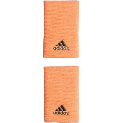 Adidas Tennis Large Wristbands - Orange