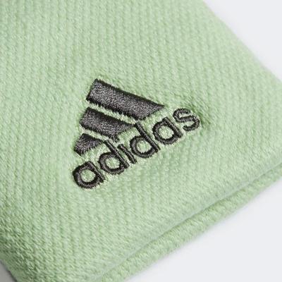 Adidas Tennis Large Wristbands - Glow Green - main image
