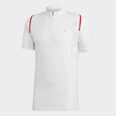 Adidas Mens Stella McCartney Court Zip Tee - White - main image