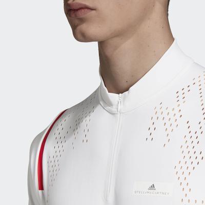 Adidas Mens Stella McCartney Court Zip Tee - White - main image