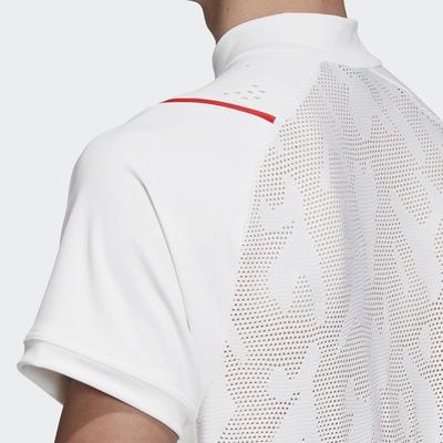 Adidas Mens Stella McCartney Court Zip Tee - White - main image