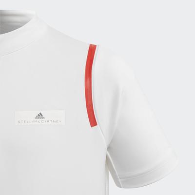 Adidas Boys Stella McCartney Court T-Shirt - White - main image