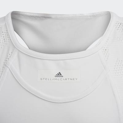 Adidas Girls Stella McCartney Court Tank Top - White - main image