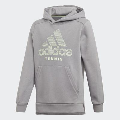 Adidas Boys Tennis Hoodie - Grey Three - main image