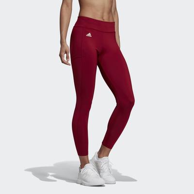 Adidas Womens Club Tight - Burgundy - main image