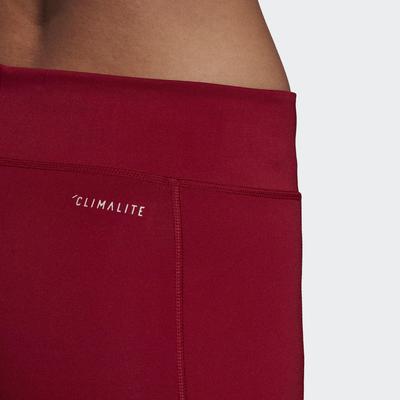 Adidas Womens Club Tight - Burgundy - main image