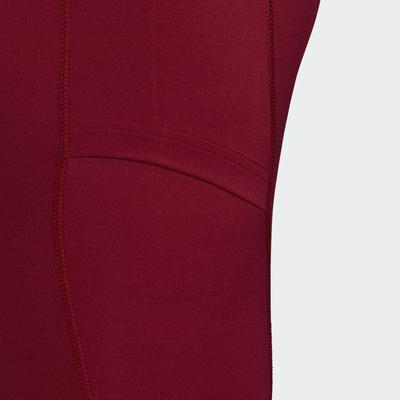 Adidas Womens Club Tight - Burgundy - main image