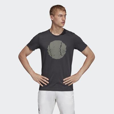 Adidas Mens Flushing Tee - Carbon - main image