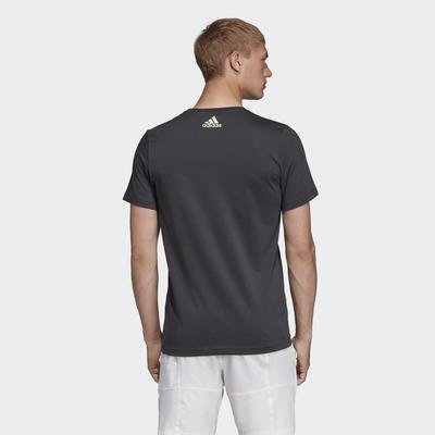 Adidas Mens Flushing Tee - Carbon - main image