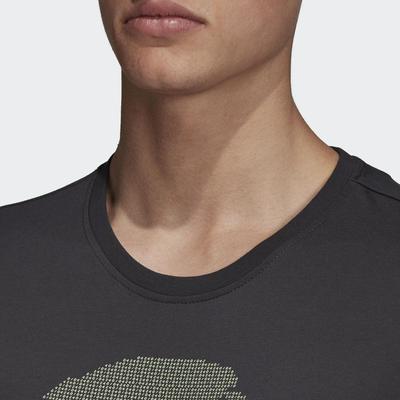 Adidas Mens Flushing Tee - Carbon - main image