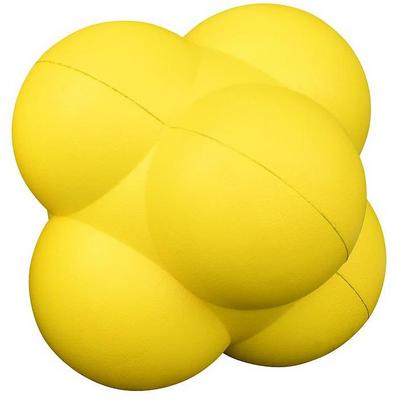 Reydon Sports Coated Foam 22cm Reaction Ball - Yellow - main image