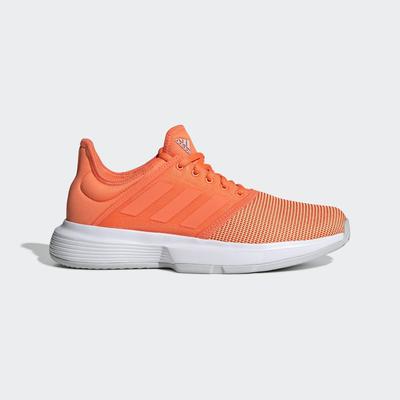 Adidas Womens GameCourt Tennis Shoes - Coral - main image