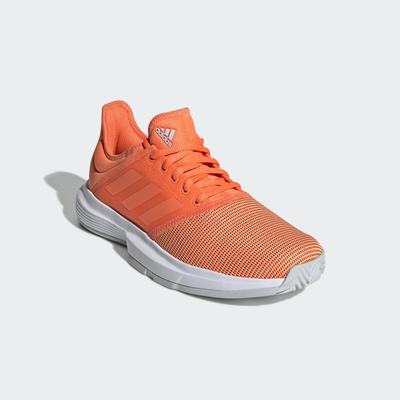 Adidas Womens GameCourt Tennis Shoes - Coral - main image