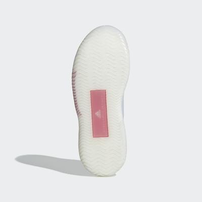 Adidas Womens Stella McCartney Court Boost Tennis Shoes - White/Active Red/Utility Black - main image