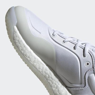 Adidas Womens Stella McCartney Court Boost Tennis Shoes - White/Active Red/Utility Black - main image