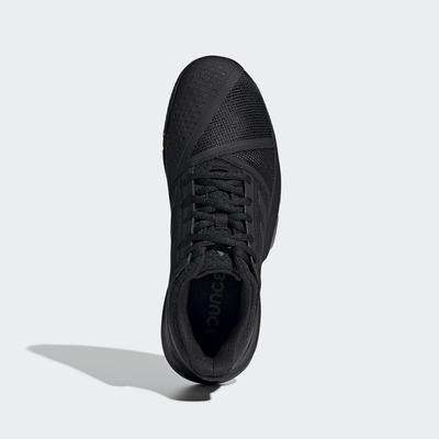 Adidas Mens CourtJam Bounce Tennis Shoes - All Black - main image