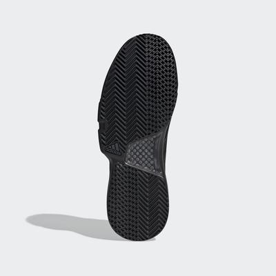 Adidas Mens CourtJam Bounce Tennis Shoes - All Black - main image