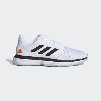 Adidas Mens CourtJam Bounce Tennis Shoes - White - main image